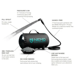 NEMO EQUIPMENT NEMO Helio Pressure Shower -Big Agnes Shop 1062596 800 auto