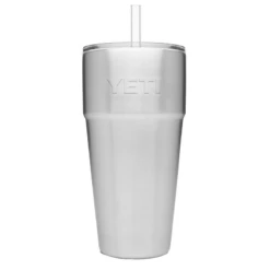 YETI Rambler 26oz Stackable Cup W/ Straw Lid