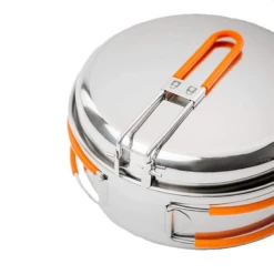 GSI Outdoors Glacier Stainless 1 Person Mess Kit
