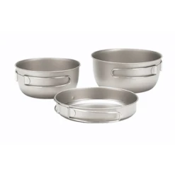 Snow Peak 3 Piece Titanium Cookset -Big Agnes Shop 1258439 800 auto