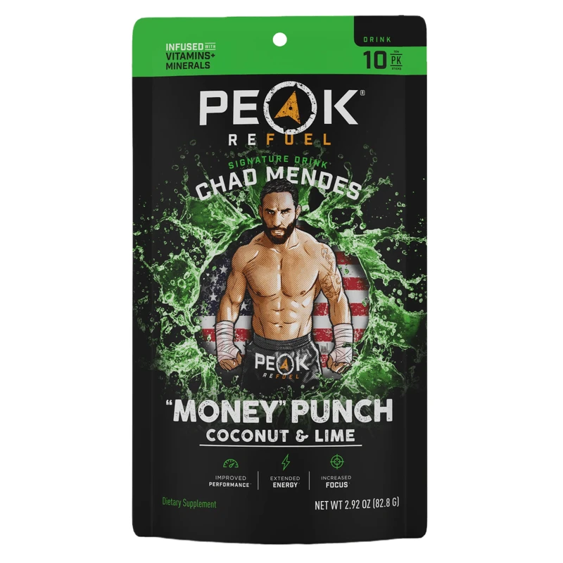 Peak Refuel "Money" Punch Coconut & Lime Energy Drink 3 Peak Refuel "Money" Punch Coconut & Lime Energy Drink