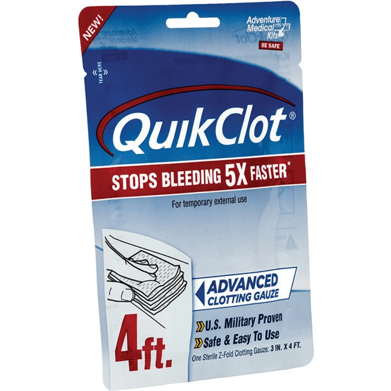 Adventure Medical QuikClot Advanced Clotting Gauze 3 Adventure Medical QuikClot Advanced Clotting Gauze