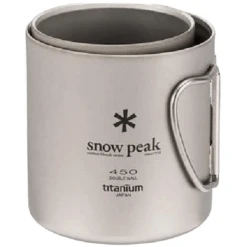 Snowpeak Titanium Double Mug 450ml -Big Agnes Shop 1356577 800 auto