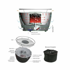 LotusGrill XL Portable Barbecue Grill -Big Agnes Shop 1418174 800 auto