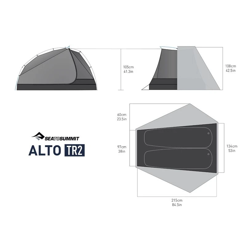 Sea To Summit Alto Ultralight 2 Person Tent 8 Sea To Summit Alto Ultralight 2 Person Tent - Image 6