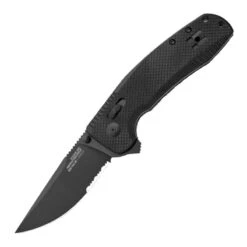SOG TAC XR Lock Knife - Partially Serrated -Big Agnes Shop 878753 800 auto