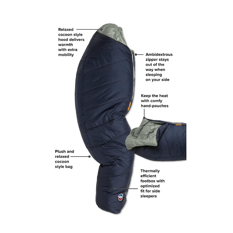 Big Agnes Sidewinder Camp 35°F Mummy Sleeping Bag 3 Big Agnes Sidewinder Camp 35°F Mummy Sleeping Bag